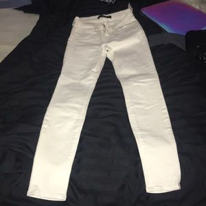 J Brand white skinny jeans